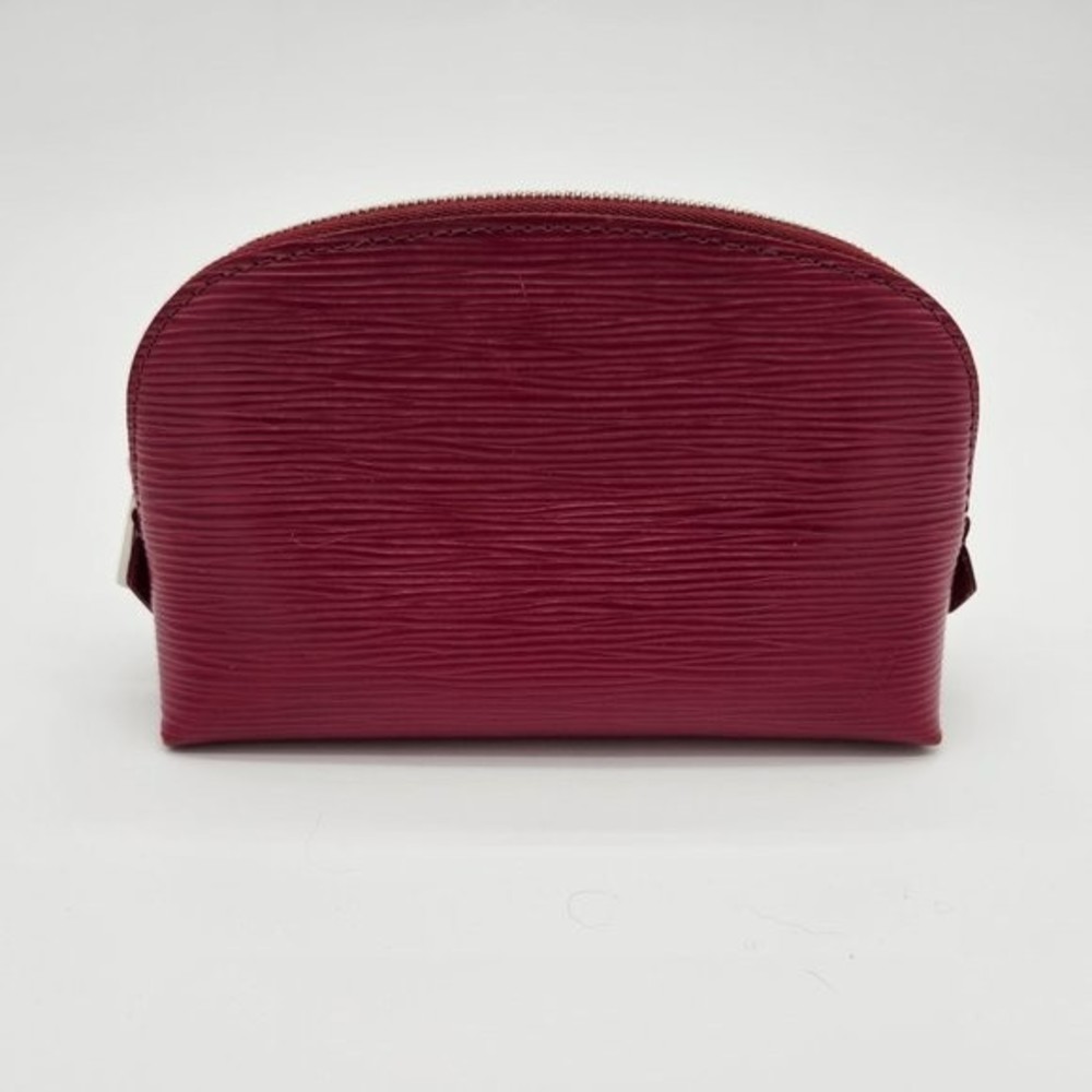 💯 Authentic Louis Vuitton Epi Leather Raspberry Cosmetic Case Like New